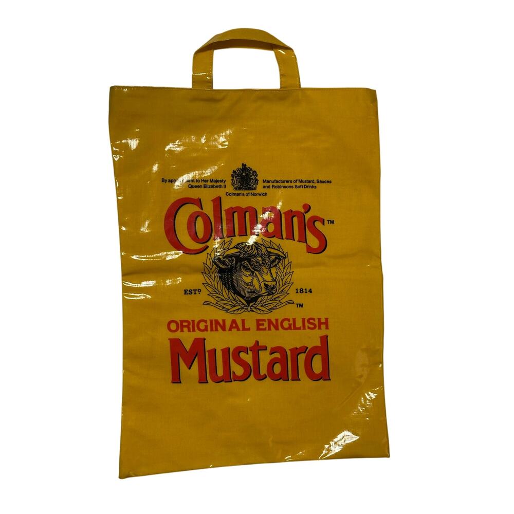 Colman's Mustard Exhibition Bag Vtg Americana Collectible Colman’s of Norwich